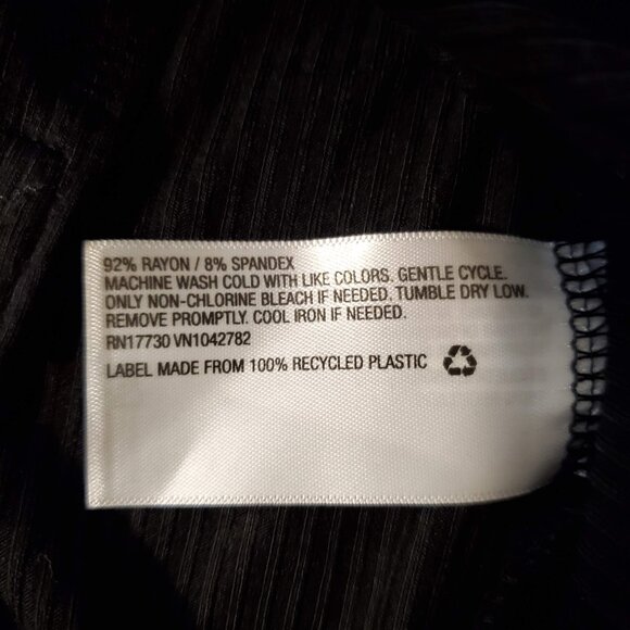 Wild Fable - Women's Bodysuit Spaghetti Strap Ribbed Black Size XS - Picture 5 of 8